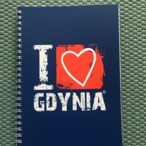 I Love Gdynia - najlepszy sklep z pamiątkami - Notes A5 „I love Gdynia”