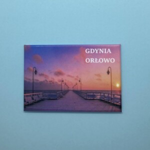 I Love Gdynia - najlepszy sklep z pamiątkami - Magnes - Orłowo wschód słońca