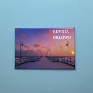 I Love Gdynia - najlepszy sklep z pamiątkami - Magnes - Orłowo wschód słońca