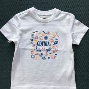 I Love Gdynia - najlepszy sklep z pamiątkami - Koszulka "Gdynia rysunki"dziecięca