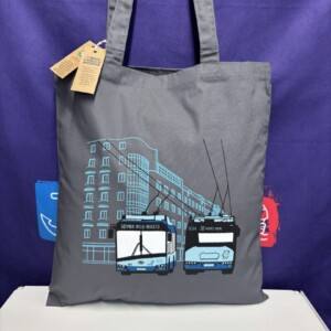 I Love Gdynia - najlepszy sklep z pamiątkami - Torba bawełniana  "Trolejbusy"