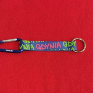 I Love Gdynia - najlepszy sklep z pamiątkami - Brelok niebieski GDYNIA