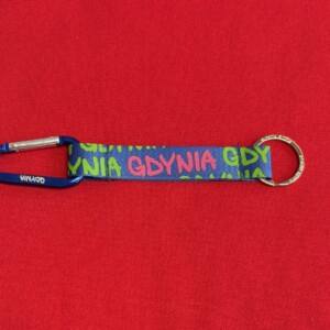 I Love Gdynia - najlepszy sklep z pamiątkami - Brelok niebieski GDYNIA