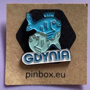 I Love Gdynia - najlepszy sklep z pamiątkami - Pin Gdynia Rybki