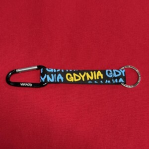 I Love Gdynia - najlepszy sklep z pamiątkami - Brelok żółto- niebieski GDYNIA