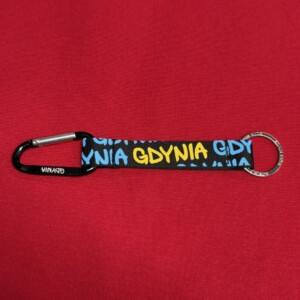 I Love Gdynia - najlepszy sklep z pamiątkami - Brelok żółto- niebieski GDYNIA