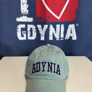 I Love Gdynia - najlepszy sklep z pamiątkami - Czapka miętowa z haftem GDYNIA