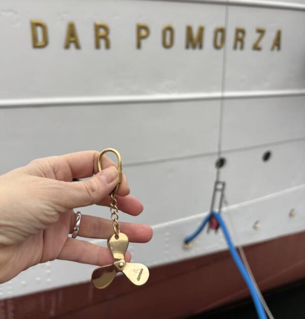 I Love Gdynia - najlepszy sklep z pamiątkami - Brelok mosiężna śruba z Gdyni (Kopia)