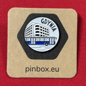 I Love Gdynia - najlepszy sklep z pamiątkami - Pin "Gdynia Modernizm i trolejbus"