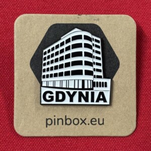 I Love Gdynia - najlepszy sklep z pamiątkami - Pin "Gdynia Modernizm"