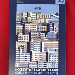 I Love Gdynia - najlepszy sklep z pamiątkami - Puzzle Gdynia Modernizm z grafiką Jana Rutki