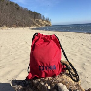 I Love Gdynia - najlepszy sklep z pamiątkami - Worek/plecak czerwony Gdynia
