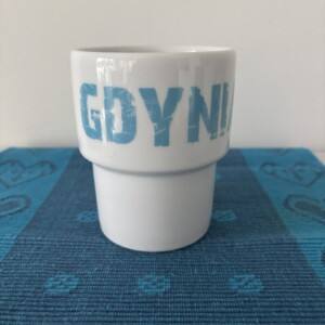 I Love Gdynia - najlepszy sklep z pamiątkami - Kubek retro "Gdynia znaczki"