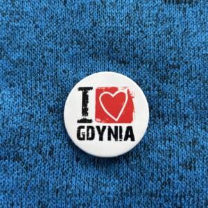 I Love Gdynia - najlepszy sklep z pamiątkami - Przypinka "I love Gdynia"