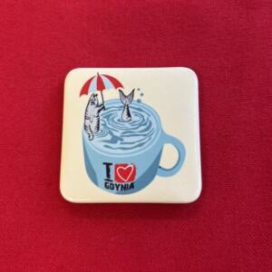 I Love Gdynia - najlepszy sklep z pamiątkami - Magnes Gdynia kubek ze śledziem