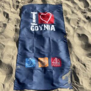 I Love Gdynia - najlepszy sklep z pamiątkami - Ręcznik szybkoschnący "I love Gdynia"
