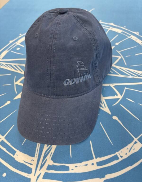 I Love Gdynia - najlepszy sklep z pamiątkami - Czapka niebieska z Logo Gdyni