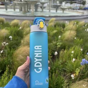 I Love Gdynia - najlepszy sklep z pamiątkami - Bidon na wodę "Gdynia” 750 ml