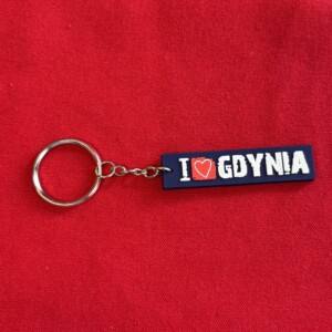 I Love Gdynia - najlepszy sklep z pamiątkami - Brelok gumowy "I love Gdynia"