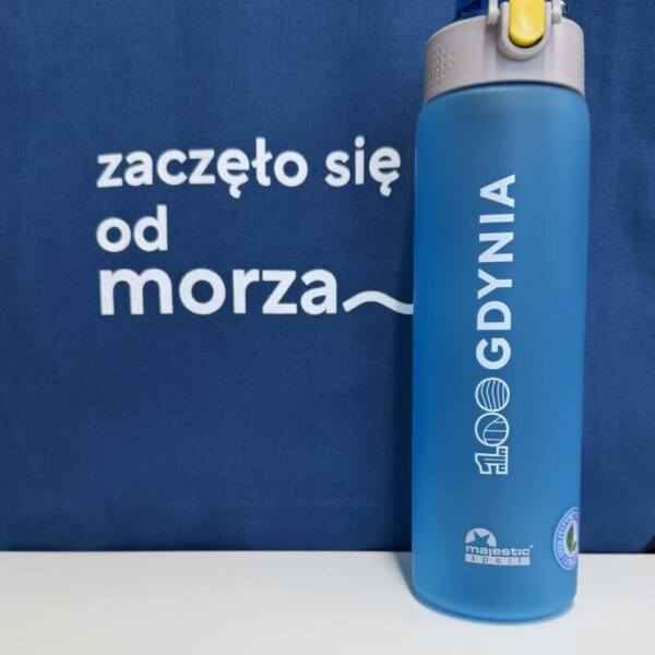 I Love Gdynia - najlepszy sklep z pamiątkami - Bidon na wodę "Gdynia 100” 750 ml