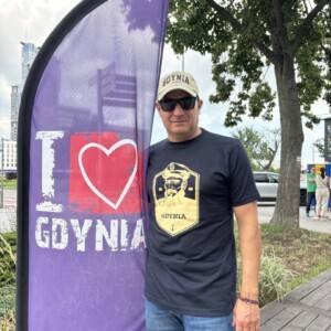 I Love Gdynia - najlepszy sklep z pamiątkami - Koszulka granatowa Gdynia Marynarz