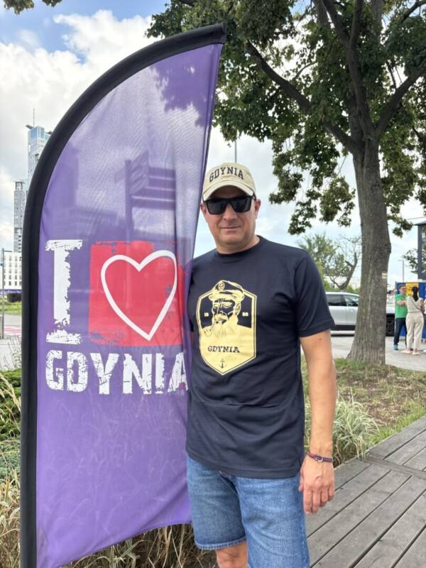 I Love Gdynia - najlepszy sklep z pamiątkami - Koszulka granatowa Gdynia Marynarz