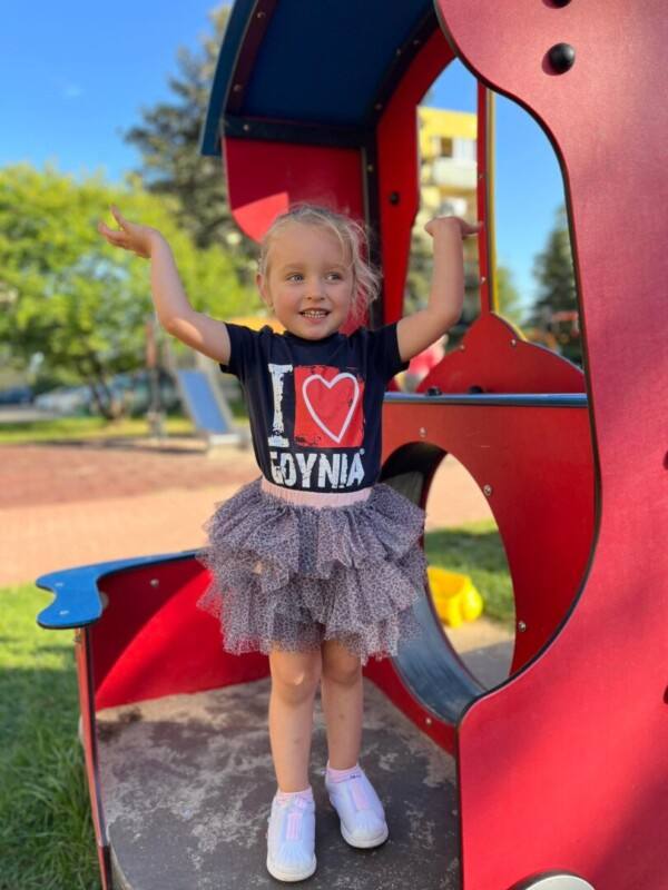 I Love Gdynia - najlepszy sklep z pamiątkami - Koszulka dziecięca granatowa "I love Gdynia"