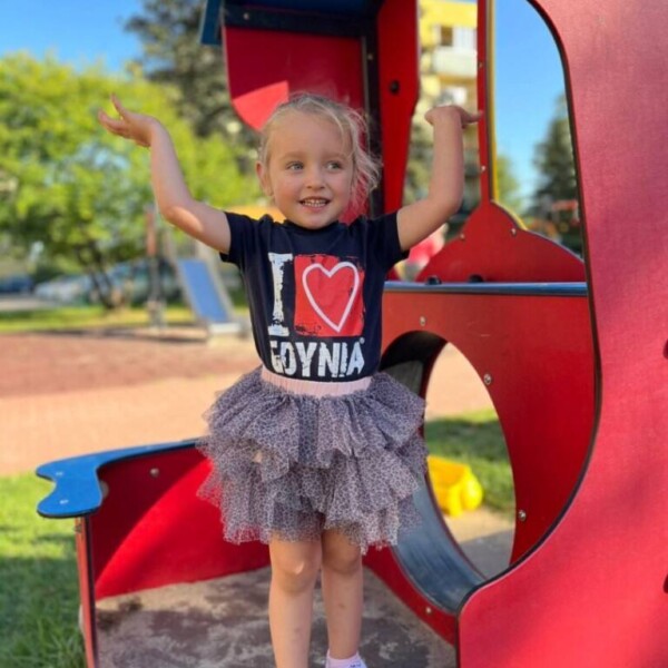 I Love Gdynia - najlepszy sklep z pamiątkami - Koszulka dziecięca granatowa "I love Gdynia"