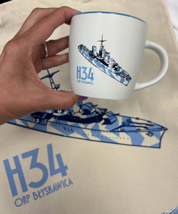 I Love Gdynia - najlepszy sklep z pamiątkami - Kubek H34 Błyskawica