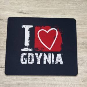 I Love Gdynia - najlepszy sklep z pamiątkami - Podkładka pod myszkę "I love Gdynia"