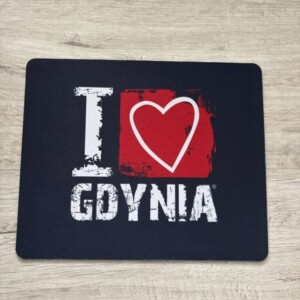 I Love Gdynia - najlepszy sklep z pamiątkami - Podkładka pod myszkę "I love Gdynia"