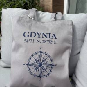 I Love Gdynia - najlepszy sklep z pamiątkami - Torba "Gdynia Róża Wiatrów"