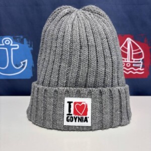 I Love Gdynia - najlepszy sklep z pamiątkami - Czapka szara „I love Gdynia”