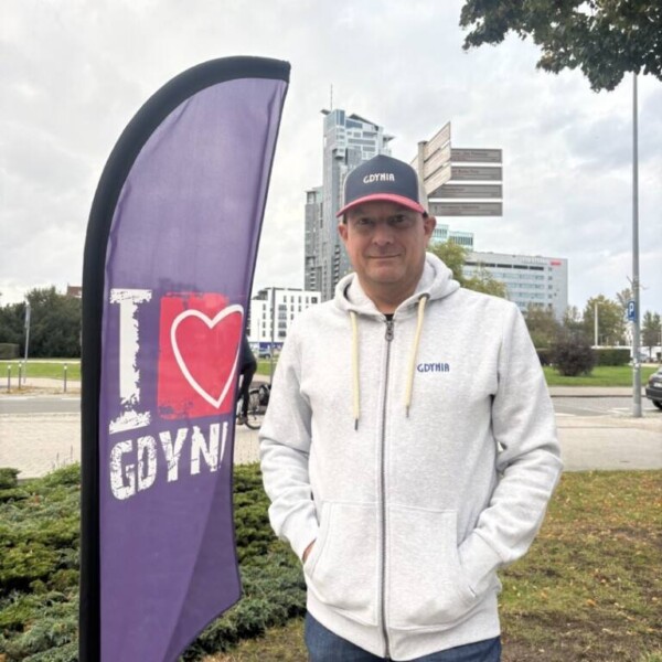 I Love Gdynia - najlepszy sklep z pamiątkami - Bluza męska Gdynia (jasny szary) - L