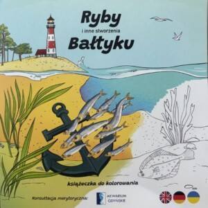 I Love Gdynia - najlepszy sklep z pamiątkami - Kolorowanka "Ryby i inne stworzenia Bałtyku"