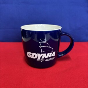 I Love Gdynia - najlepszy sklep z pamiątkami - Kubek granatowy "Gdynia moje miasto"