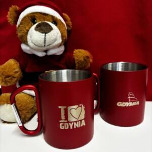 I Love Gdynia - najlepszy sklep z pamiątkami - Kubek metalowy "I love Gdynia"