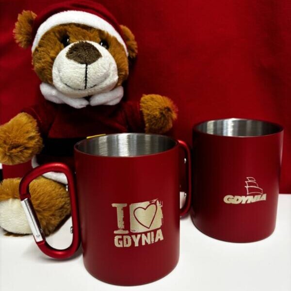 I Love Gdynia - najlepszy sklep z pamiątkami - Kubek metalowy "I love Gdynia"