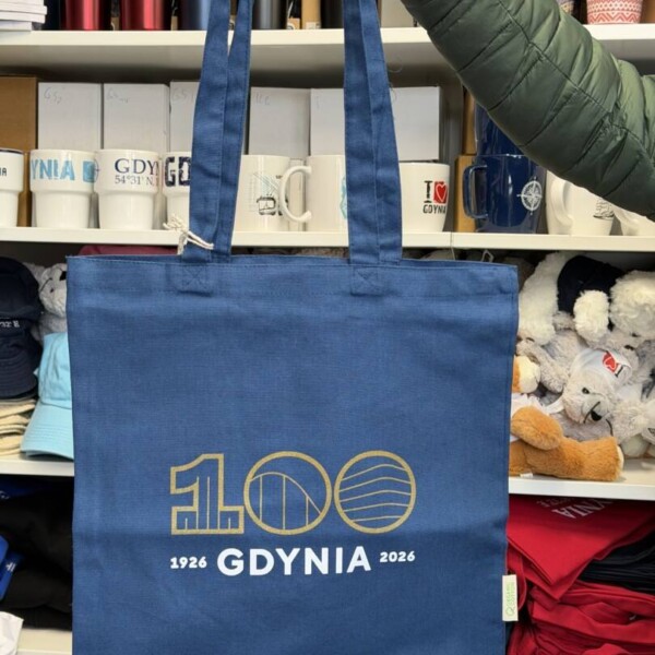 I Love Gdynia - najlepszy sklep z pamiątkami - Torba niebieska Gdynia 100