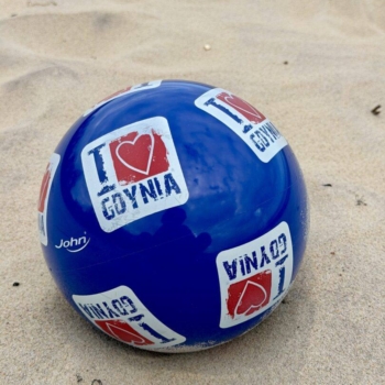 Piłka gumowa “I love Gdynia”