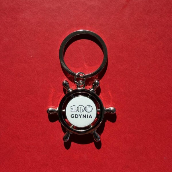 I Love Gdynia - najlepszy sklep z pamiątkami - Brelok koło sterowe Gdynia 100