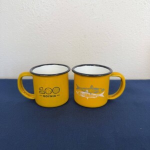 I Love Gdynia - najlepszy sklep z pamiątkami - Kubek żółty emaliowany Gdynia 100 (mini)