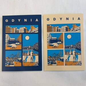 I Love Gdynia - najlepszy sklep z pamiątkami - Kartka pocztowa (Jan Rutka)Gdynia herb