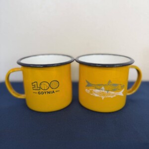 I Love Gdynia - najlepszy sklep z pamiątkami - Kubek żółty emaliowany Gdynia 100
