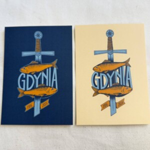 I Love Gdynia - najlepszy sklep z pamiątkami - Podkładka pod kubek Gdynia Port