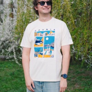 I Love Gdynia - najlepszy sklep z pamiątkami - Koszulka męska „Gdynia mozaika"