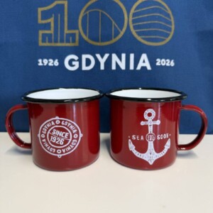 I Love Gdynia - najlepszy sklep z pamiątkami - Kubek emaliowany średni Gdynia 1926