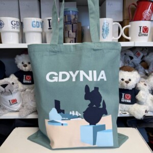 I Love Gdynia - najlepszy sklep z pamiątkami - Torba miętowa "Gdynia"