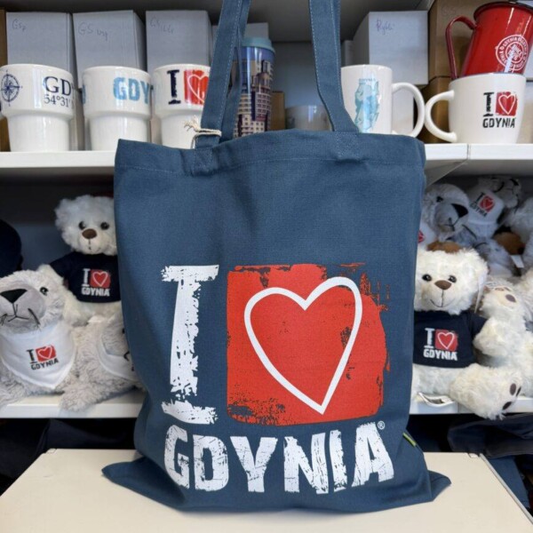 I Love Gdynia - najlepszy sklep z pamiątkami - Torba miętowa "Gdynia"