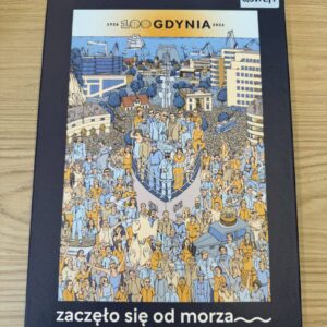 I Love Gdynia - najlepszy sklep z pamiątkami - Puzzle Gdynia Modernizm z grafiką Jana Rutki